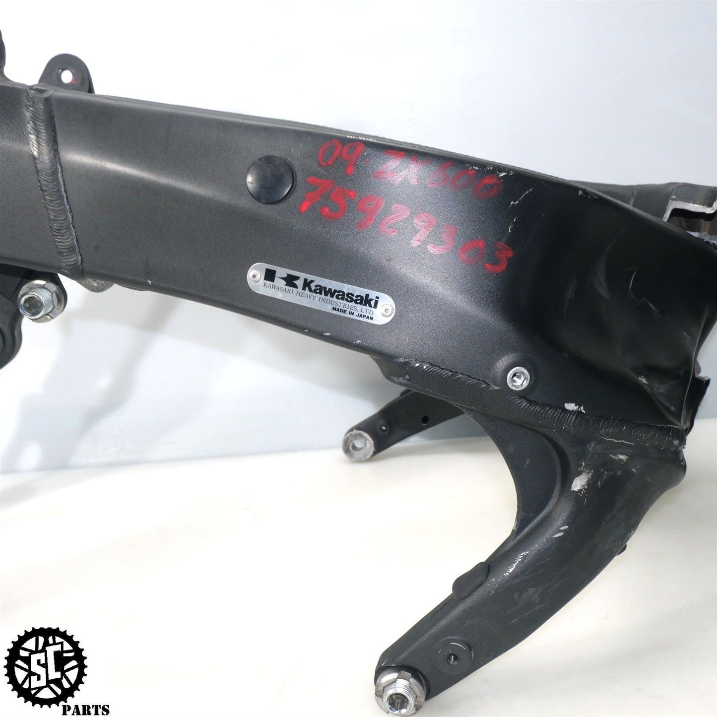 09-12 KAWASAKI NINJA ZX6R FRAME CHASSIS *BOS* K16