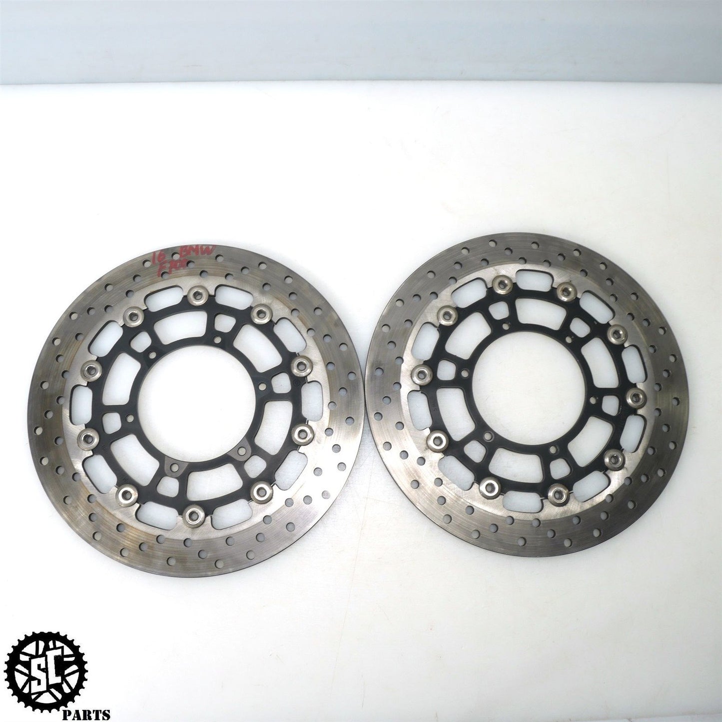 13-18 BMW F700 GS FRONT BRAKE DISC ROTORS B34