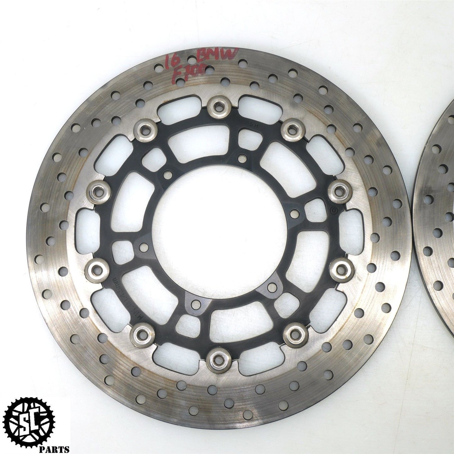 13-18 BMW F700 GS FRONT BRAKE DISC ROTORS B34