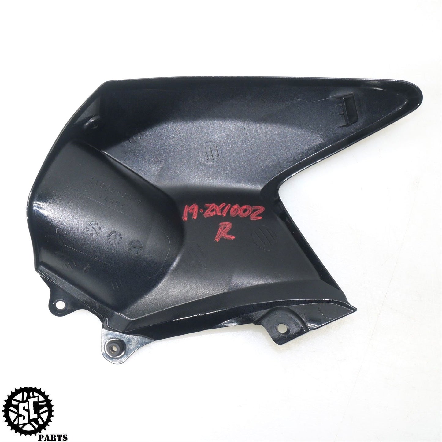 19-22 KAWASAKI NINJA H2 SX SE FRONT RIGHT GAS TANK COVER FAIRING 51026-0017 K53