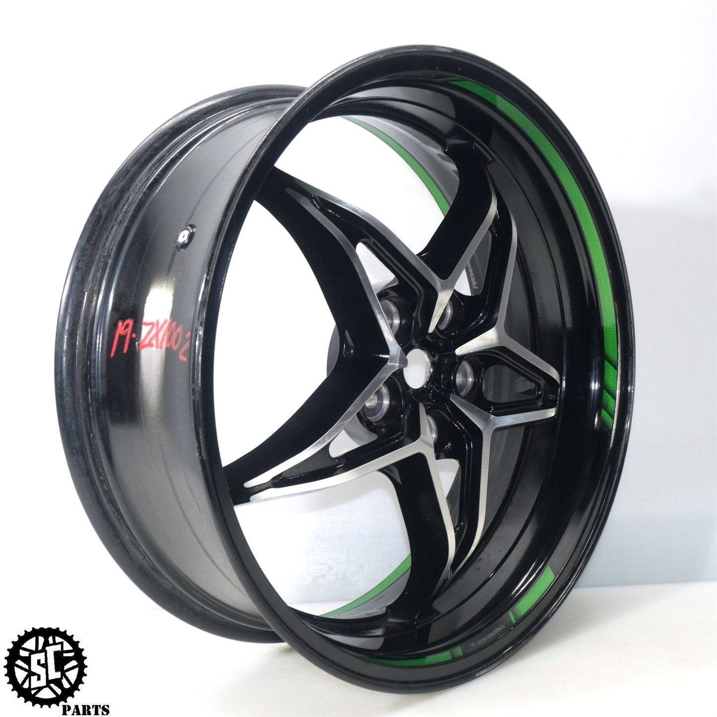 19-22 KAWASAKI NINJA H2 SX SE REAR WHEEL RIM STRAIGHT K53