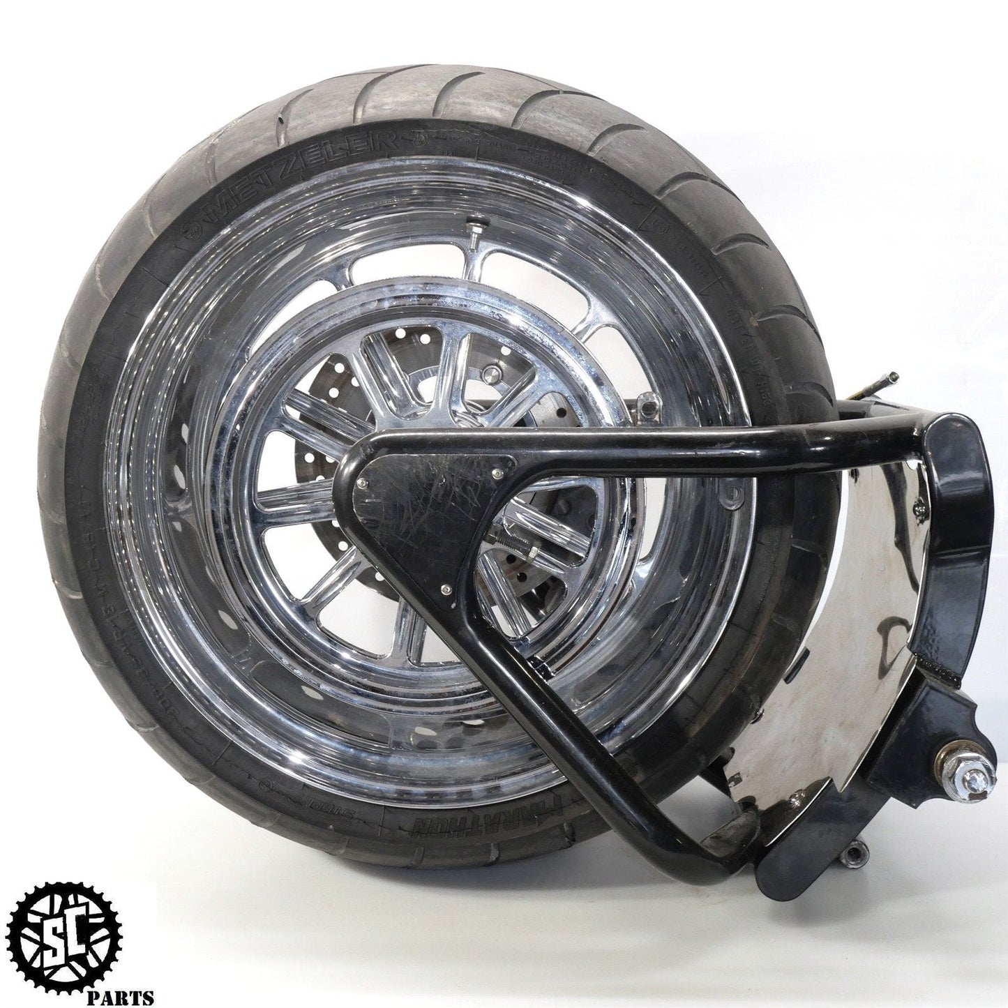 2008 HARLEY DAVIDSON SOFTAIL FAT TIRE KIT 300MM WHEEL RIM SWINGARM HD57