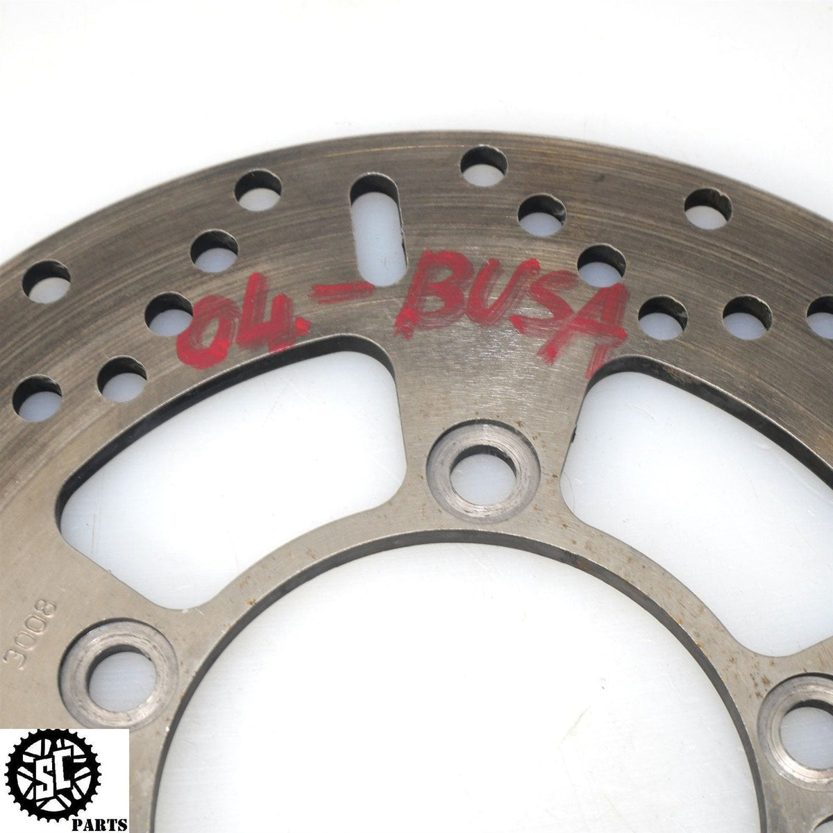 Hayabusa Lightweight Rear Rotor 2001-2007 SUZUKI HAYABUSA GSXR1300 REAR BRAKE ROTOR S49 – SALVAGECYCLEPARTS