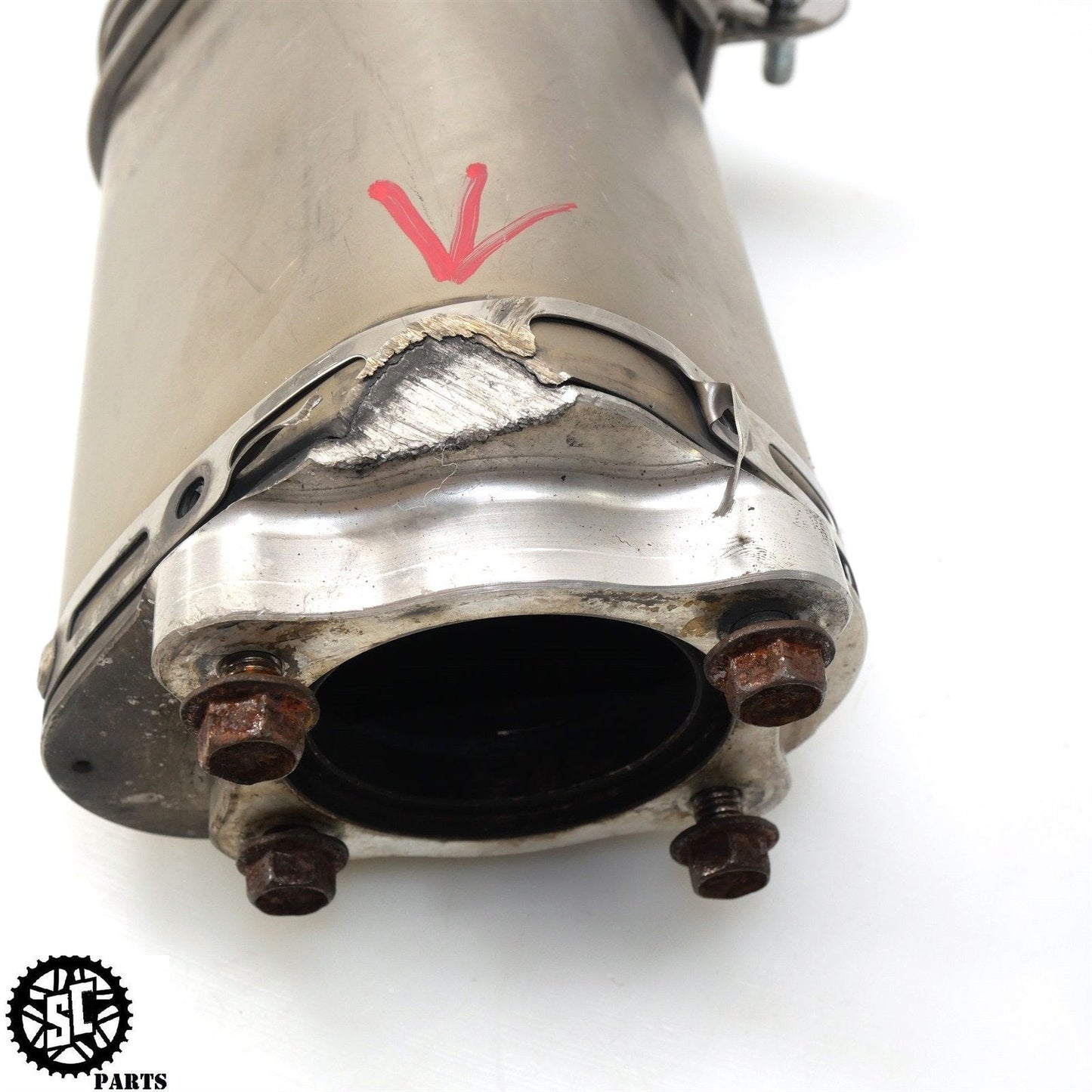 2004 2005 SUZUKI GSXR 600 YOSHIMURA SLIP ON EXHAUST PIPE MUFFLER S14