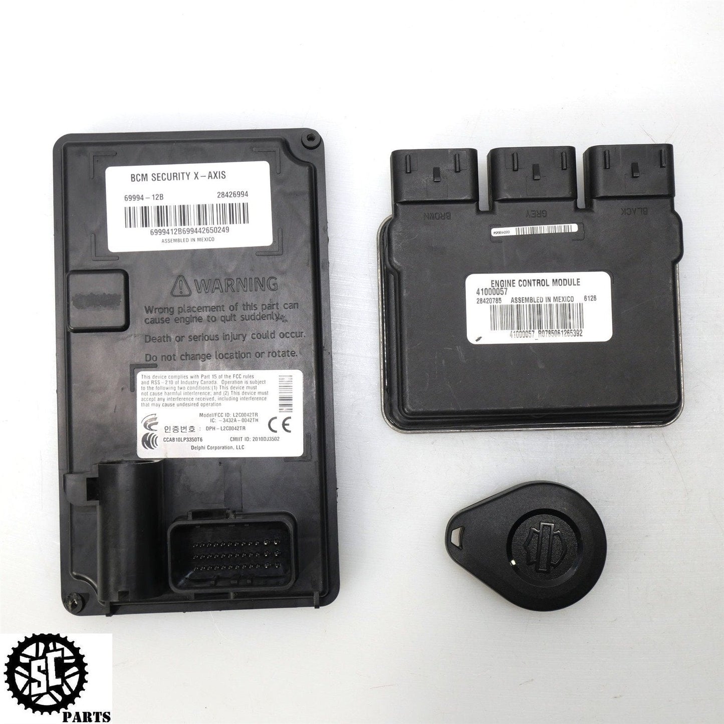 2014-2016 HARLEY ULTRA LIMITED ECU ECM BCM PAIRED COMPUTER SECURITY FOB HD20