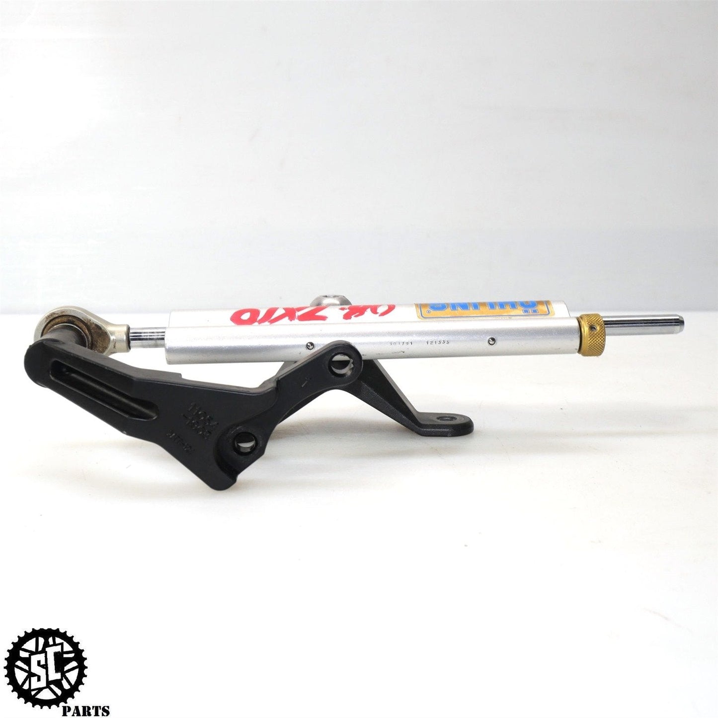 2008-2010 KAWASAKI NINJA ZX10R OHLINS STEERING DAMPER BRACKET K02