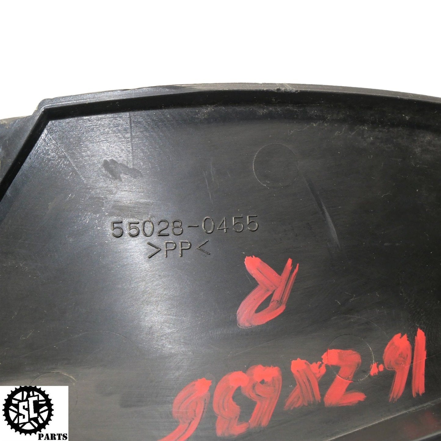 2013-2018 KAWASAKI NINJA ZX6R 636 RIGHT SIDE TANK FAIRING COVER SEAT TRIM K36