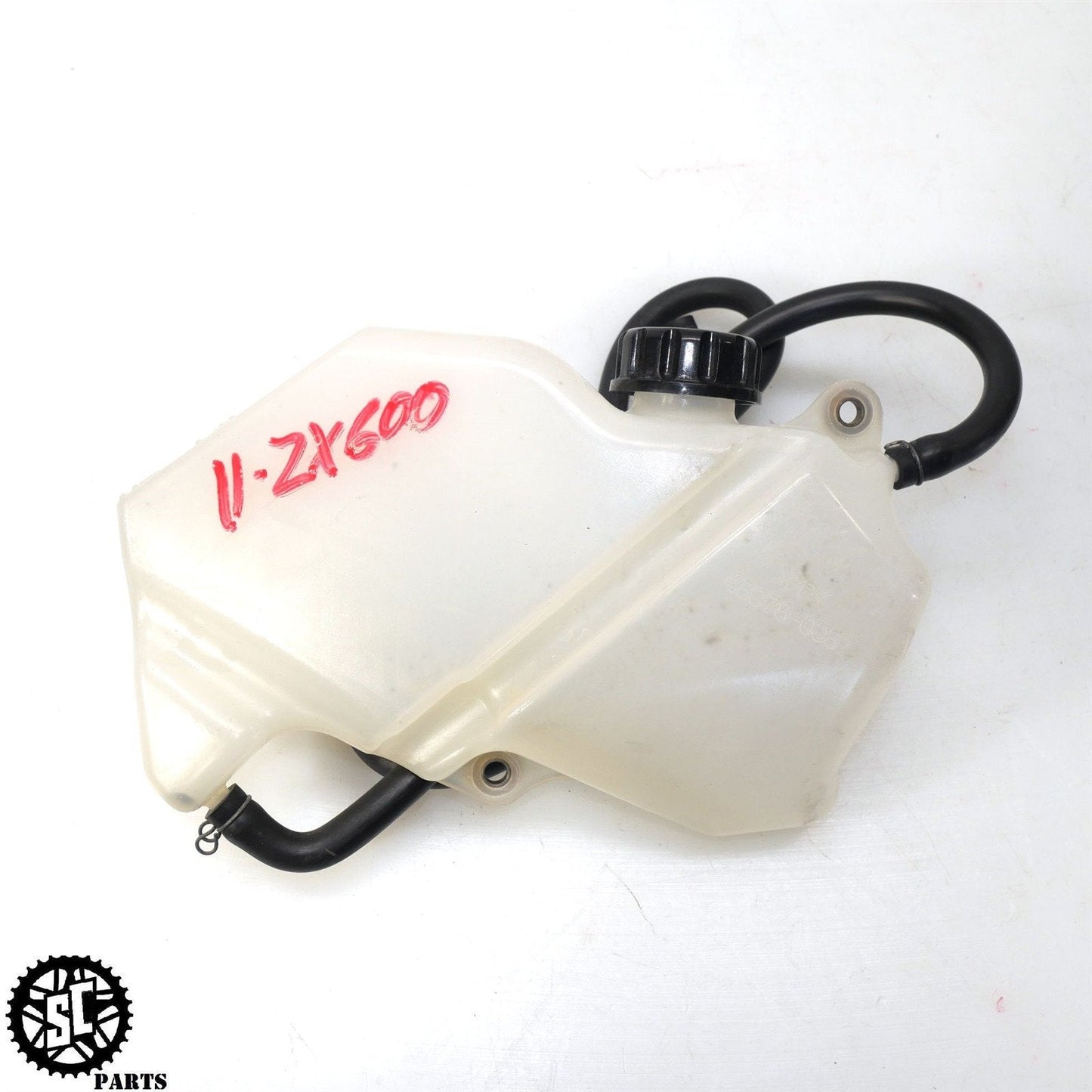 2009-2012 KAWASAKI NINJA ZX6R COOLANT OVERFLOW TANK RESERVOIR RADIATOR K63