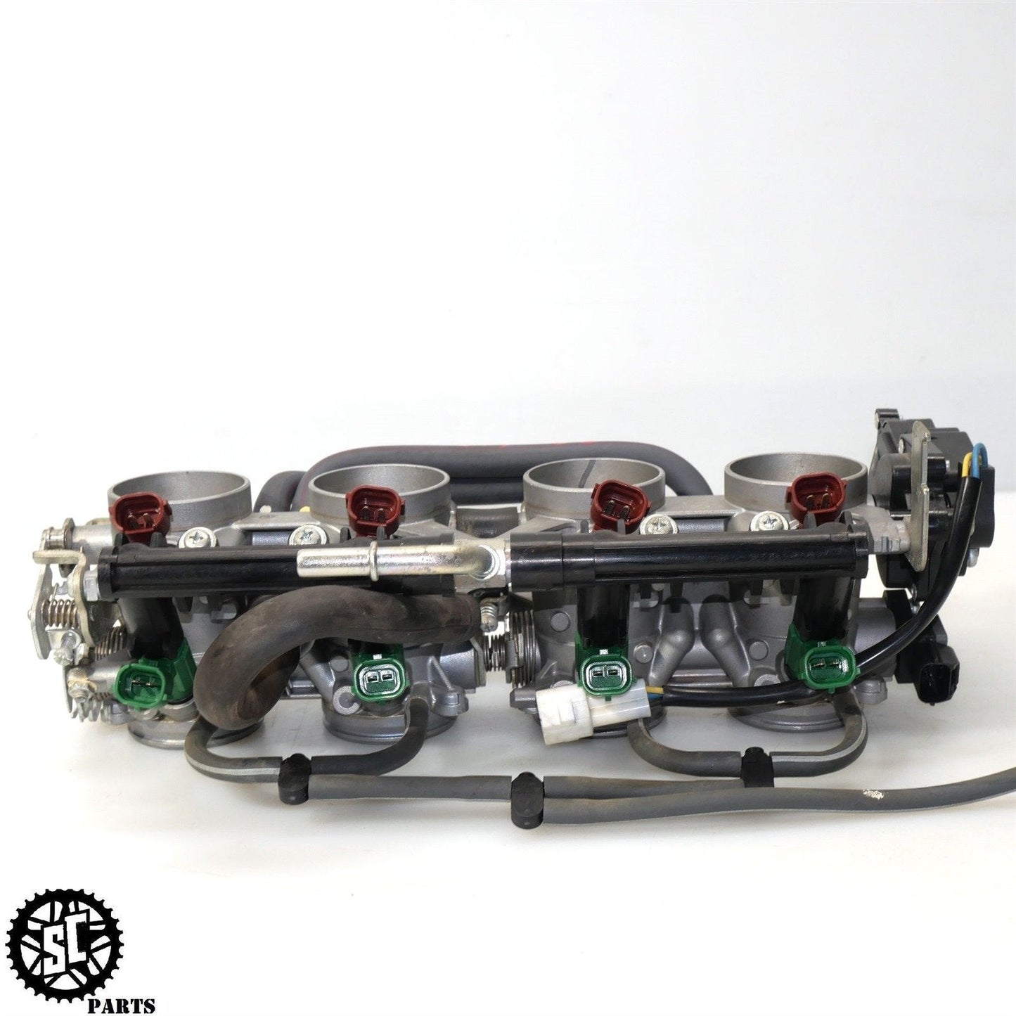 2008 2009 SUZUKI GSXR 600 THROTTLE BODY MAIN FUEL INJECTORS STVA TPS SENSOR S33
